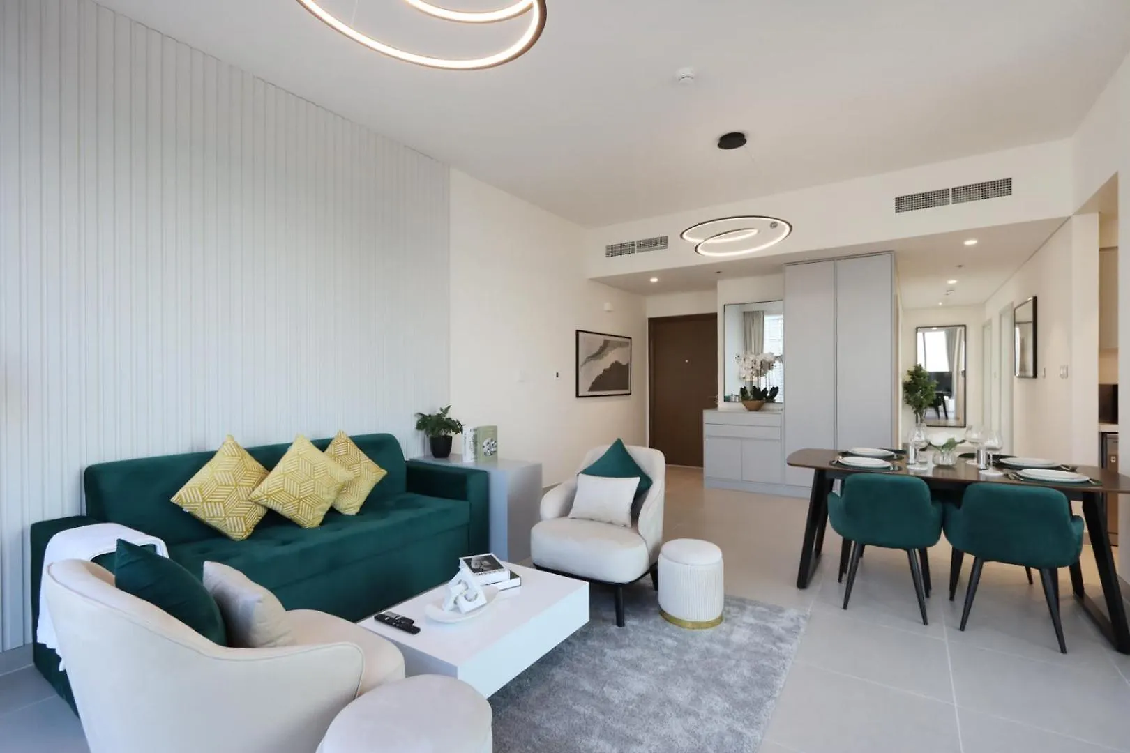 Apartment Livbnb-2B With Convertible Office,5Min To Burj Khalifa Dubai